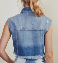 Load image into Gallery viewer, KanCan Jean Vest -Large