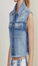 Load image into Gallery viewer, KanCan Jean Vest -Large