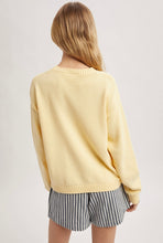 Load image into Gallery viewer, Yellow Crewneck Fish Sweater