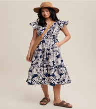 Load image into Gallery viewer, Eva Navy Floral Dress