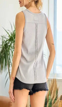 Load image into Gallery viewer, Silver Blue Tank Top