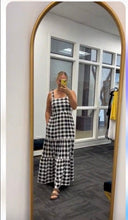 Load image into Gallery viewer, Reese Gingham Style Maxi Dress