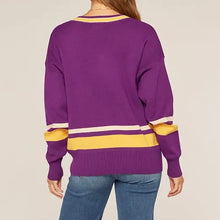 Load image into Gallery viewer, Minnesota Purple Varsity Sweater