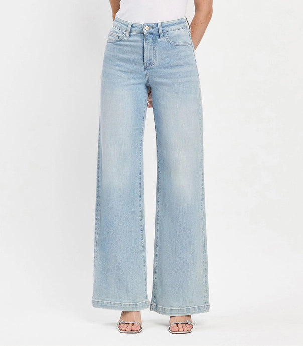 Vervet by Flying Monkey Full Length Wide Leg Jeans