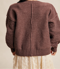 Load image into Gallery viewer, Brea Brown Cardigan