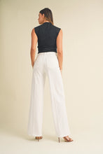 Load image into Gallery viewer, Just Black White Palazzo Denim