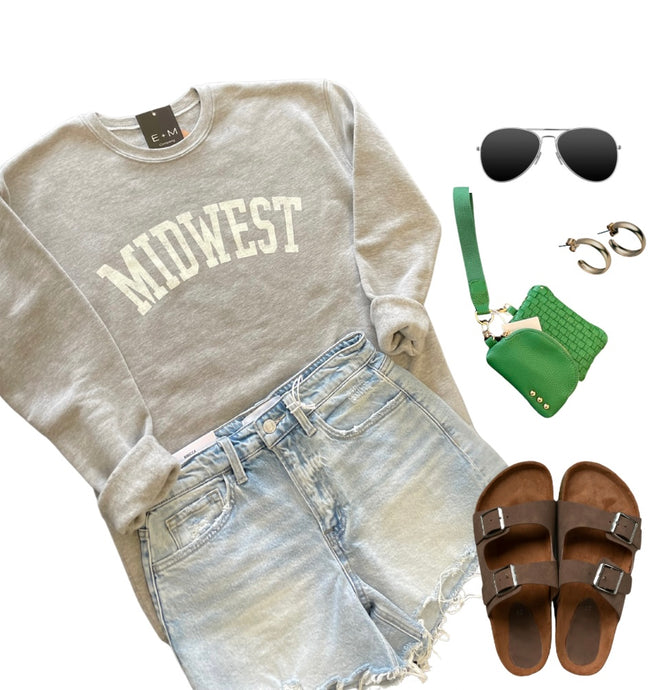 Midwest Gray Sweatshirt