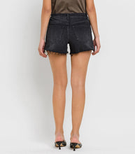 Load image into Gallery viewer, Vervet Black High Rise Side Slit Shorts