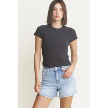 Load image into Gallery viewer, Mica Super High Shorts with Frayed Raw Hem