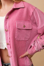 Load image into Gallery viewer, Vintage Hot Pink Shacket