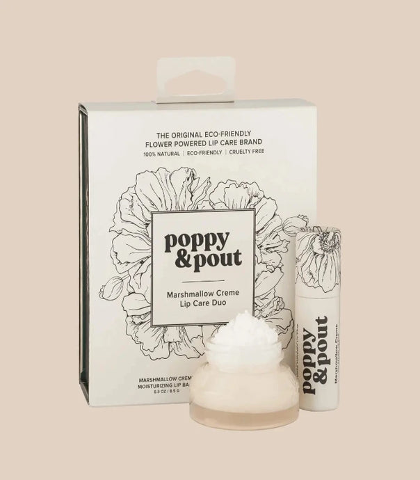 Poppy & Pout Marshmallow Creme  Lip Care Dual