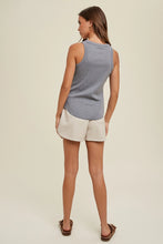 Load image into Gallery viewer, Classic Gray Fitted Tank Top