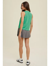 Load image into Gallery viewer, Relaxed Green V-Neck Tank
