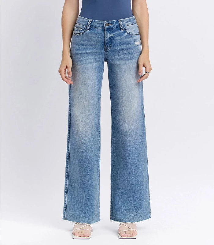 Vervet Mid Rise Wide Leg