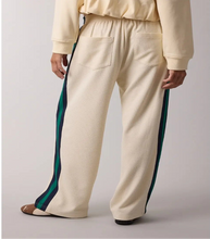 Load image into Gallery viewer, Waffle Knit Pants with Green Side Trim
