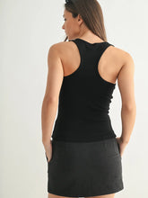 Load image into Gallery viewer, Scoop Neck Black Tank Top