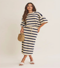 Load image into Gallery viewer, Cannes Natural/Navy Top