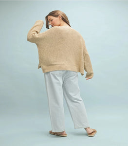 Relaxed Taupe Sweater