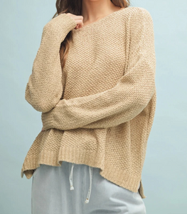 Relaxed Taupe Sweater