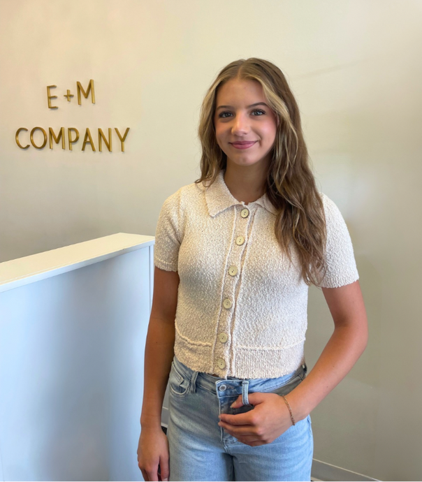 Cream Collared Top