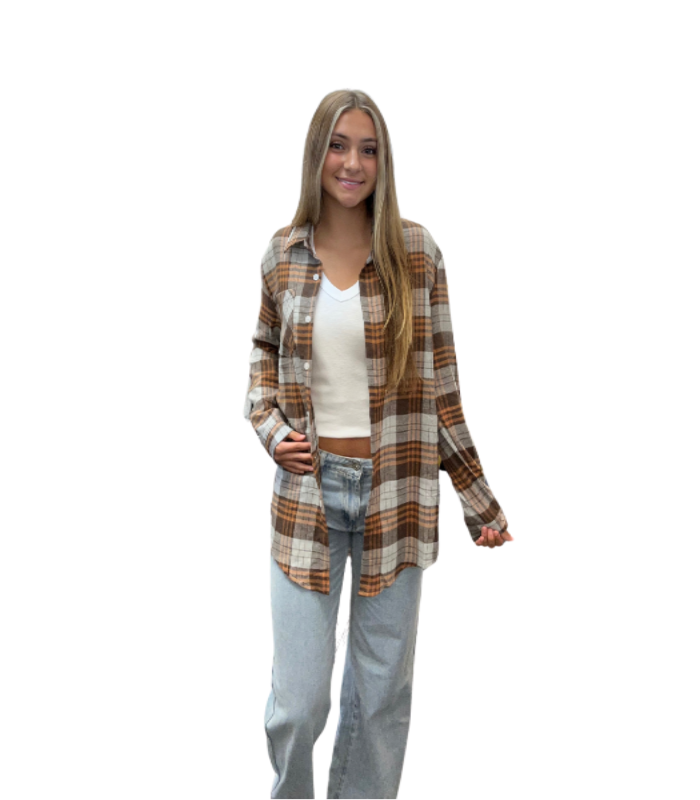 Dylan Brown Plaid Shacket