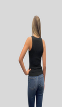 Load image into Gallery viewer, Black Sweater Tank