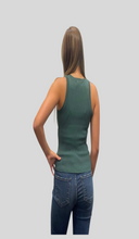 Load image into Gallery viewer, Hunter Green Sweater Tank