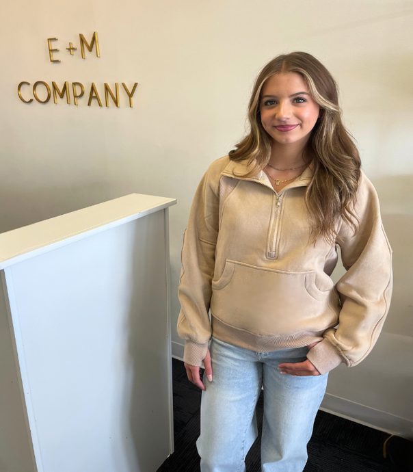 Kaitlin Taupe Sweatshirt