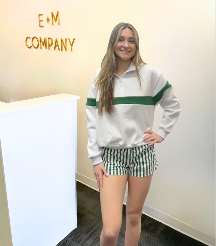 Carmen Green Half Zip