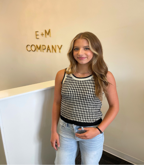 Laci Black Sweater Vest