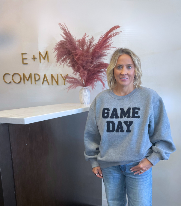 Game Day Gray Sweatshirt