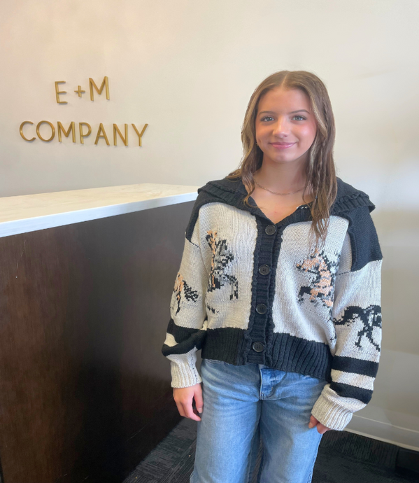 Western Horse Cardigan