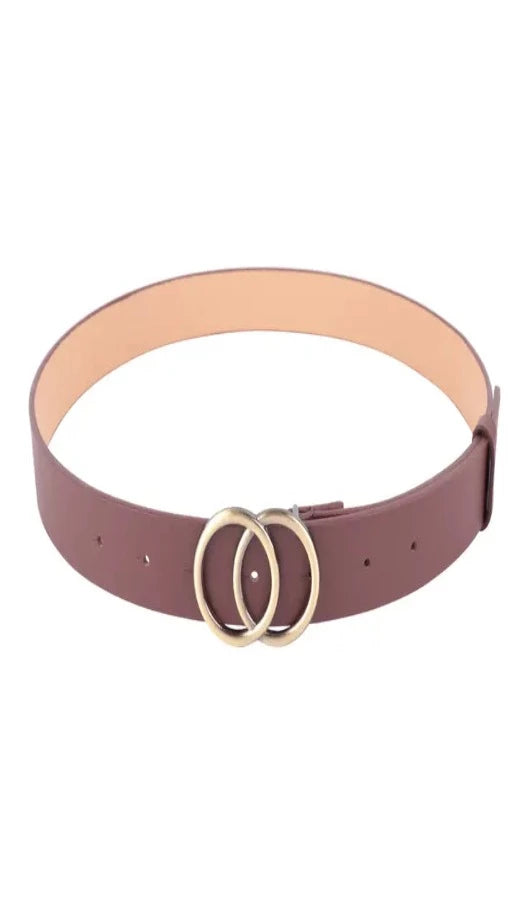 Double Ring Brown Belt