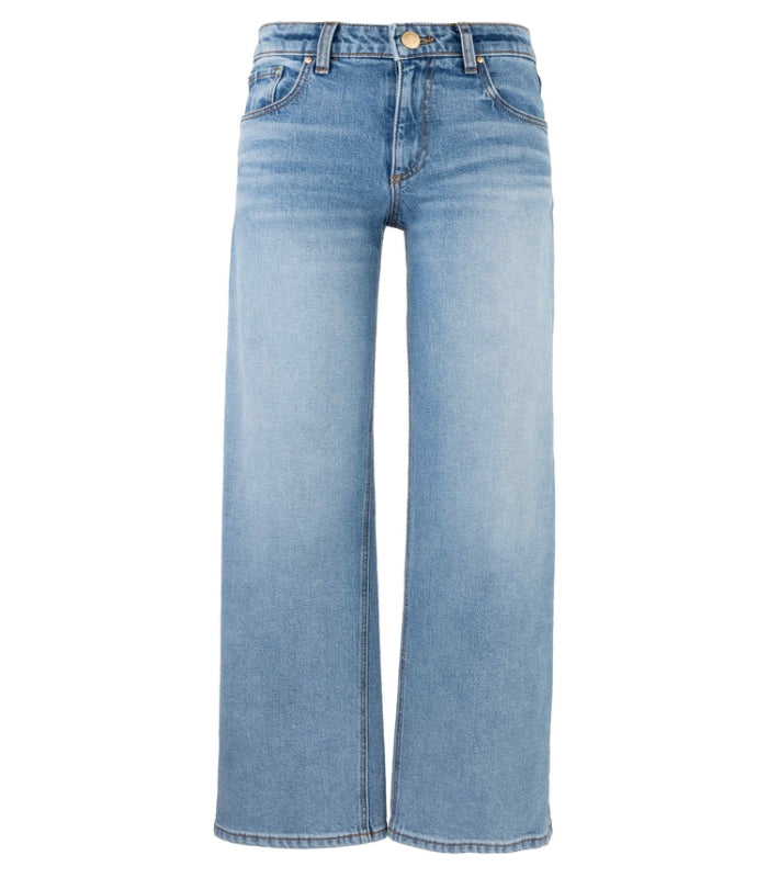 Kut from Kloth Selena Baggy Low Rise Straight Leg Clean Hem