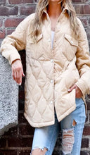 Load image into Gallery viewer, Latte Quilted Jacket