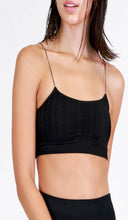 Load image into Gallery viewer, Black Textured Bralette