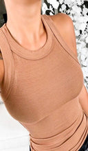 Load image into Gallery viewer, Classic Mocha Fitted Tank Top