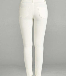Ivory White Pants -Medium