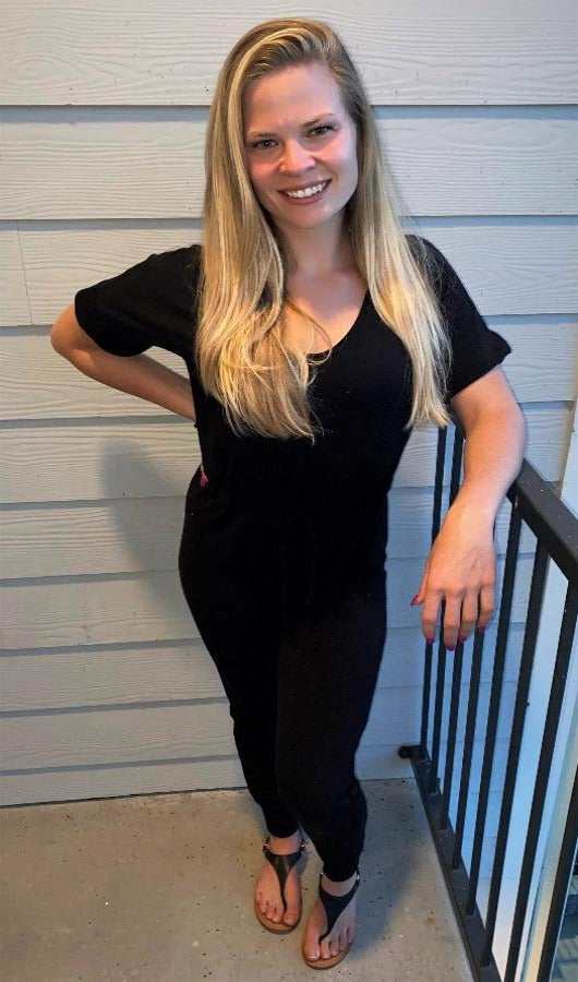 Lucca Black Jumpsuit -1 X Small 1 Small