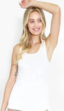 Load image into Gallery viewer, White Racerback Tank
